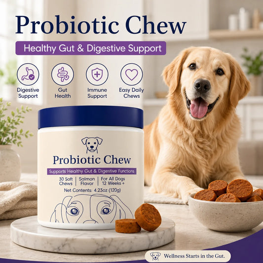 Probiotic Salmon Dog Chews