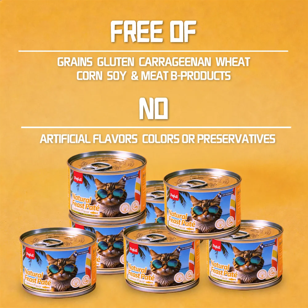 Tuna Beef Cat Food Cans