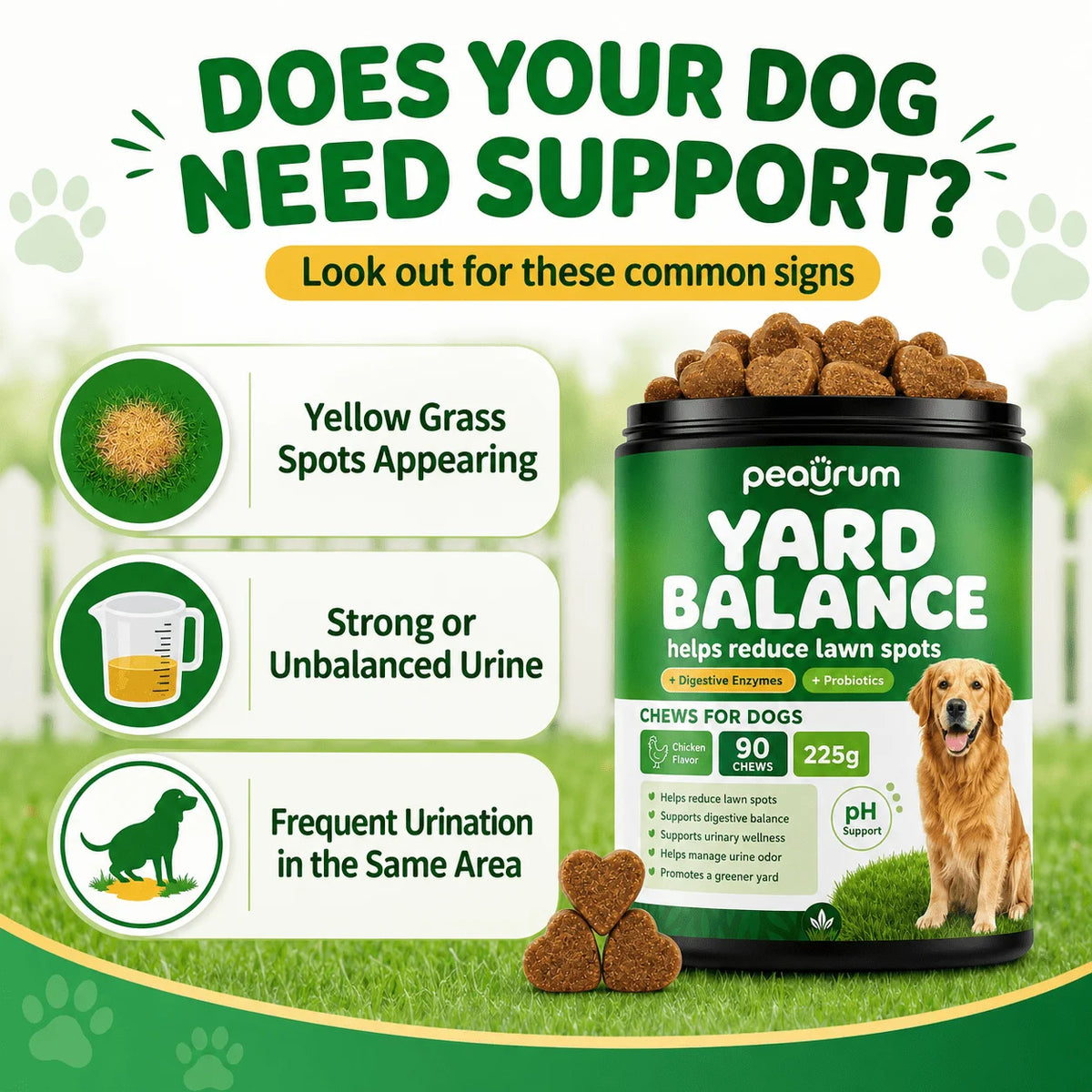 Dog Lawn Urine Neutralizer Tablets