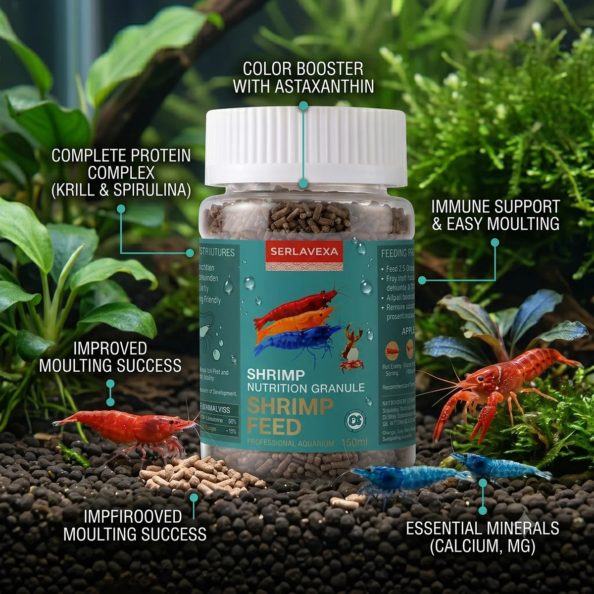 Premium Shrimp Nutrition Granules