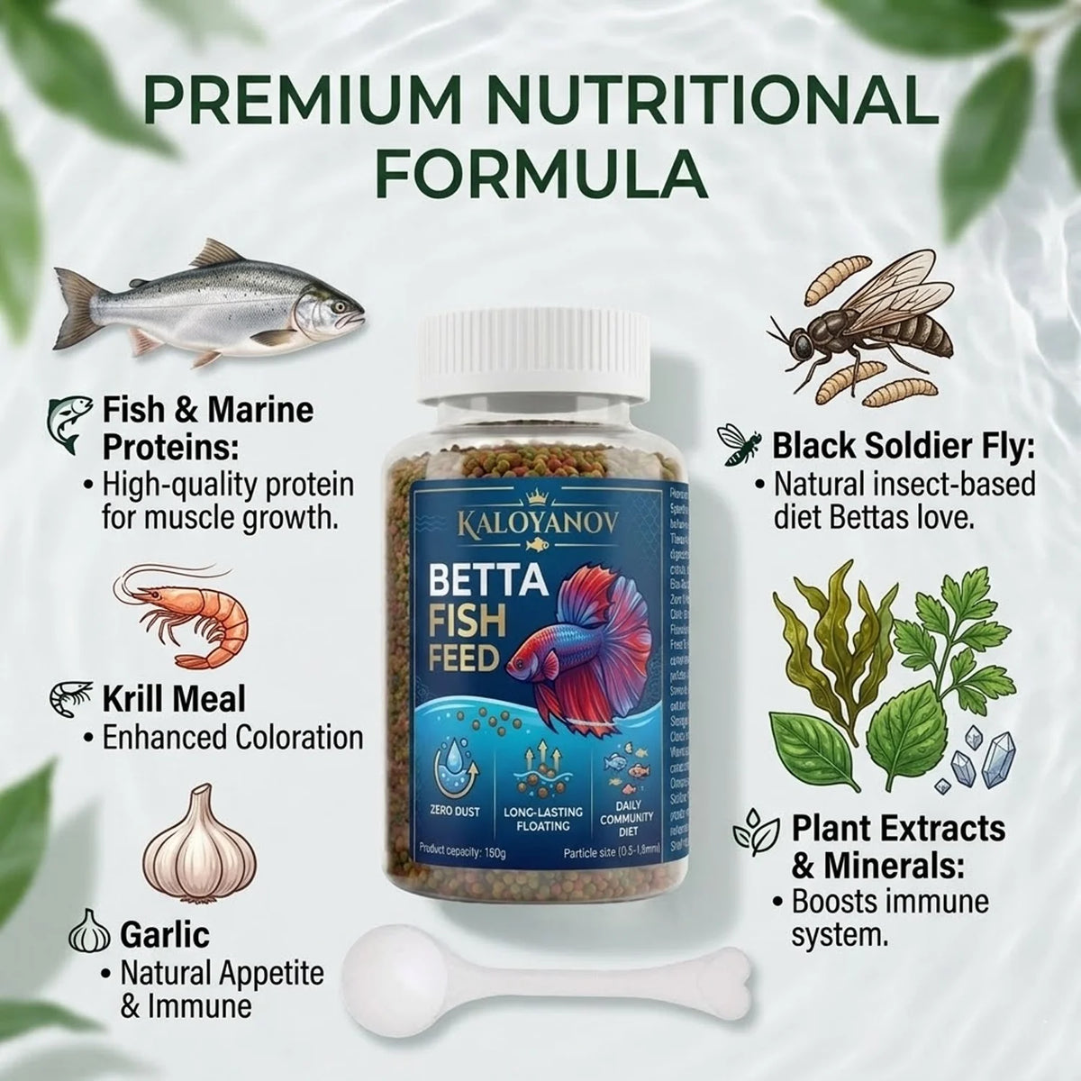 Betta Fish Floating Micro Pellets