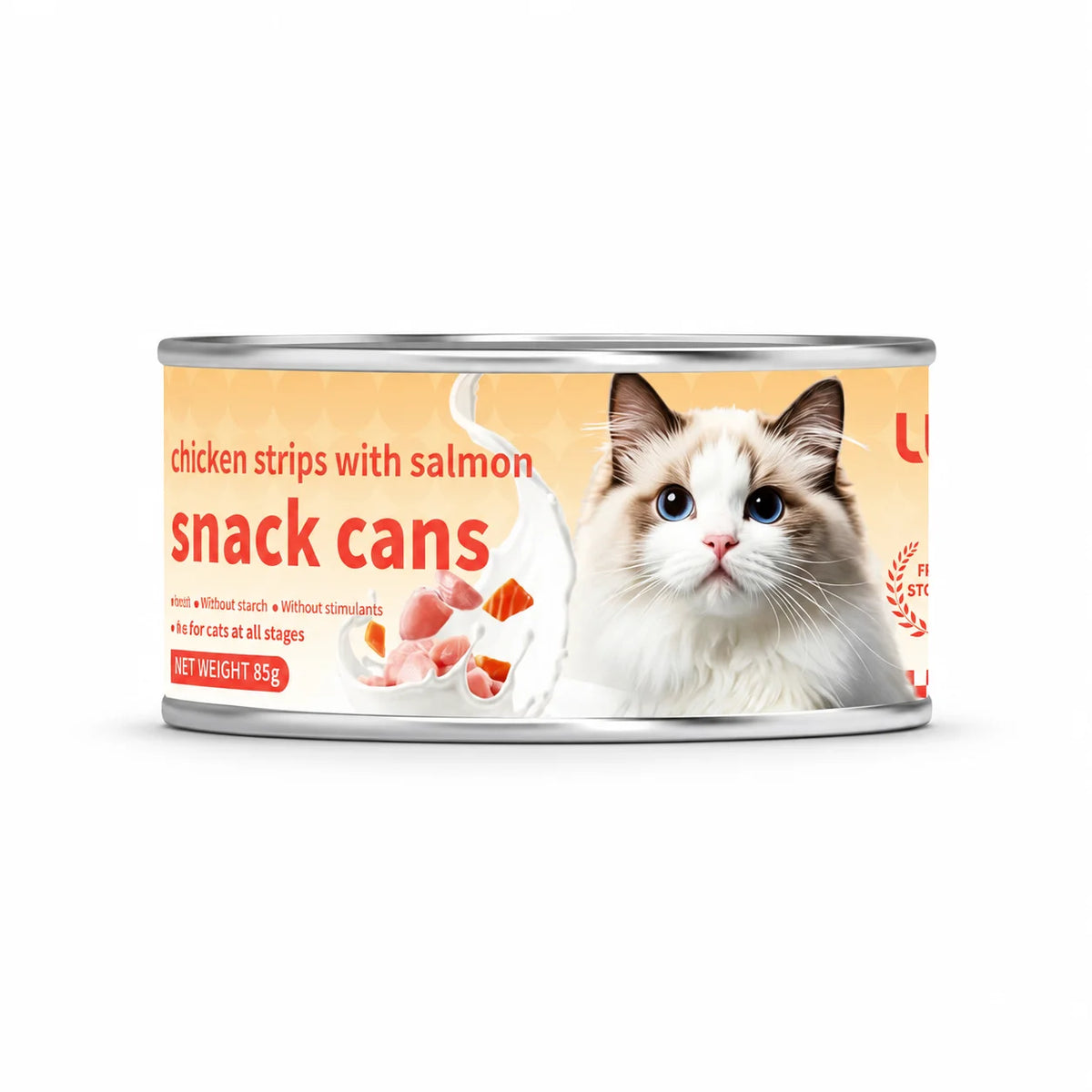 Wet Cat Food Soup Cans