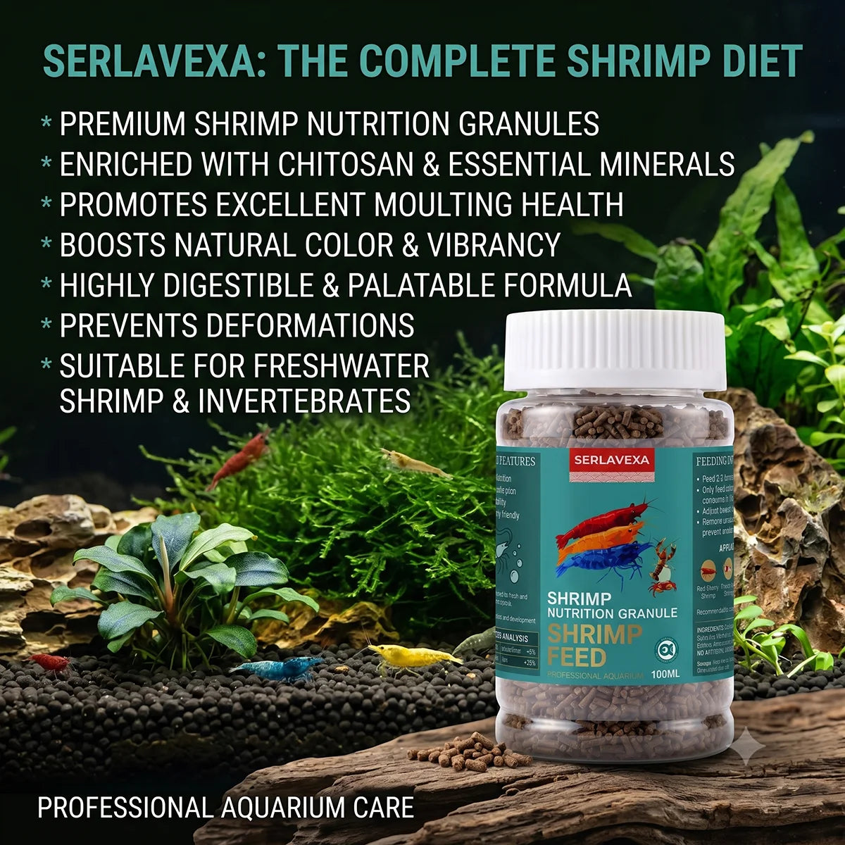 Premium Shrimp Nutrition Granules
