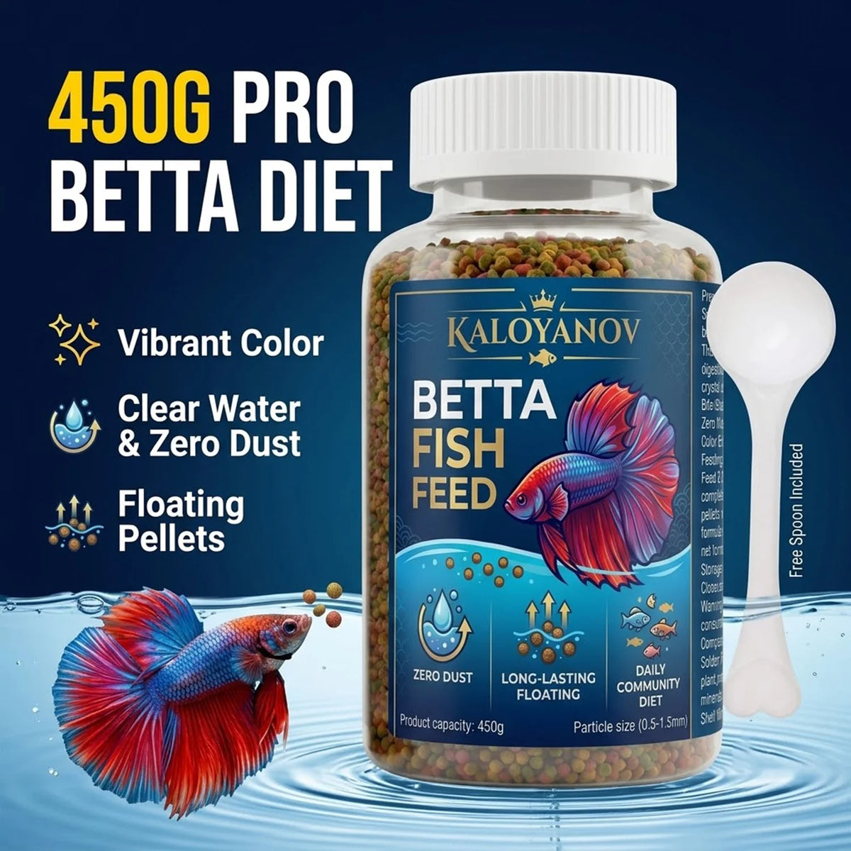 Betta Fish Floating Micro Pellets
