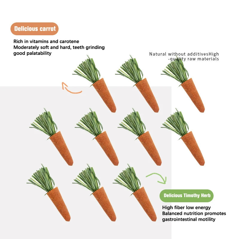 Natural Carrot Chew Toys