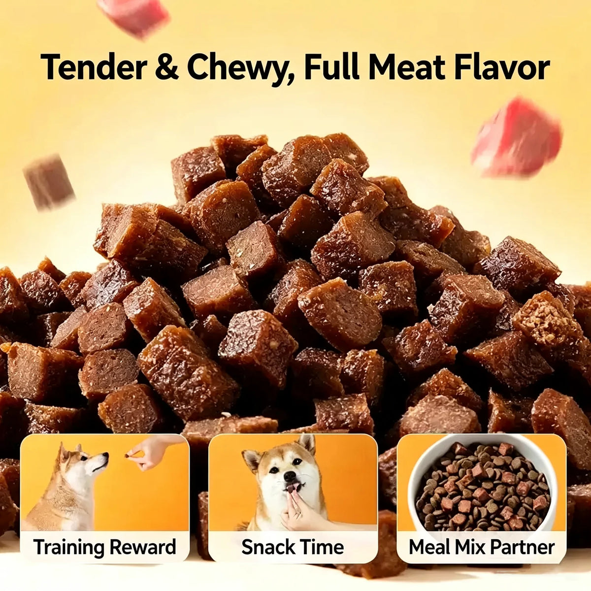 Premium Beef Jerky Dog Treats