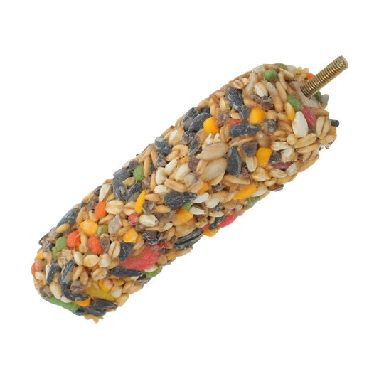 Natural Nut Coated Bird Perch