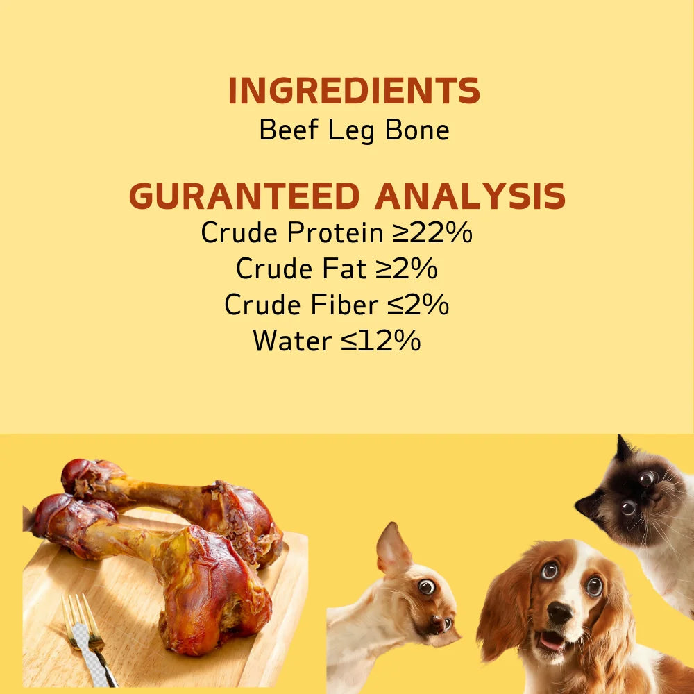 Natural Large Cow Bone Treat